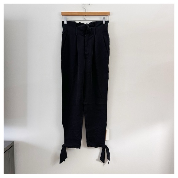 NWT Reformation Petite‎ Avalon Pant black size 0P - Picture 3 of 7